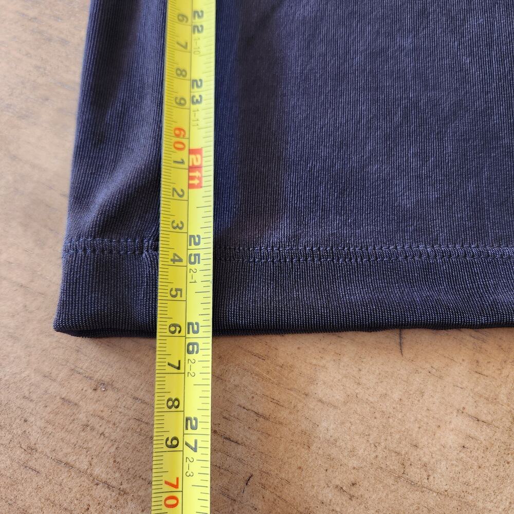 Chicos Travelers Pants Women 1S Chocolate Brown Slinky Knit Elastic Waist Dressy - Picture 16 of 16